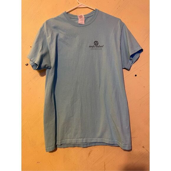 Simply Southern Tshirt M Preppy GirlsLove Their Southern Gents 2 Chocolate Lab P - Picture 2 of 6